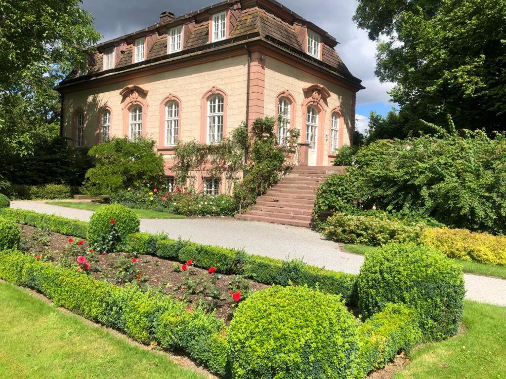Teehaus Im Schlosspark Weltkulturerbe Corvey โฮกซ์เตอร์ ภายนอก รูปภาพ